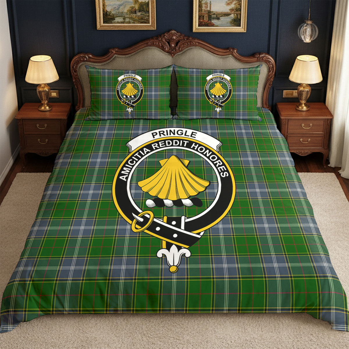 Pringle Tartan Crest Bedding Set