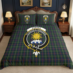 Purves Tartan Crest Bedding Set