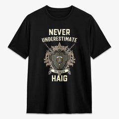 Haig Check Tartan Crest 2D T-shirt - Never Underestimate Style