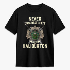 Haliburton Tartan Crest 2D T-shirt - Never Underestimate Style