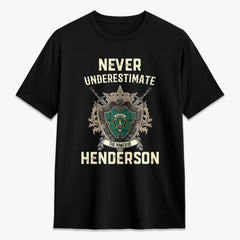 Henderson Ancient Tartan Crest 2D T-shirt - Never Underestimate Style