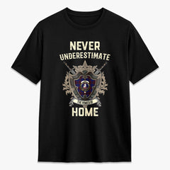Home Modern Tartan Crest 2D T-shirt - Never Underestimate Style