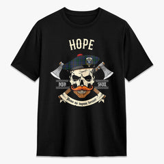 Hope Tartan Crest 2D T-shirt - Alba Skull Style