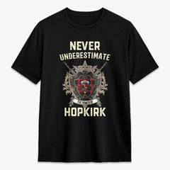 Hopkirk Tartan Crest 2D T-shirt - Never Underestimate Style