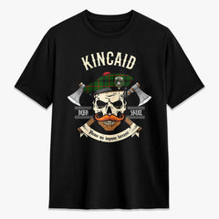 Kincaid Tartan Crest 2D T-shirt - Alba Skull Style