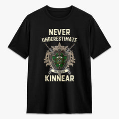 Kinnear Tartan Crest 2D T-shirt - Never Underestimate Style