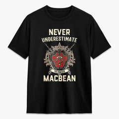 MacBean Tartan Crest 2D T-shirt - Never Underestimate Style