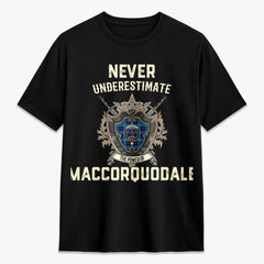 MacCorquodale Tartan Crest 2D T-shirt - Never Underestimate Style
