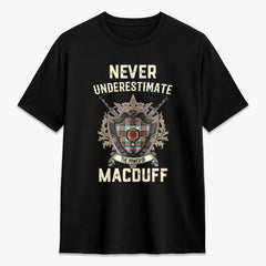 MacDuff Dress Ancient Tartan Crest 2D T-shirt - Never Underestimate Style