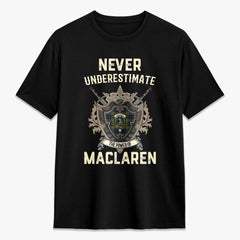 MacLaren Modern Tartan Crest 2D T-shirt - Never Underestimate Style