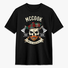 McCook Tartan Crest 2D T-shirt - Alba Skull Style