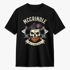 McCrindle Tartan Crest 2D T-shirt - Alba Skull Style