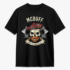 McDuff Modern Tartan Crest 2D T-shirt - Alba Skull Style