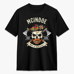 McIndoe Tartan Crest 2D T-shirt - Alba Skull Style