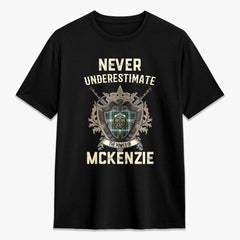 McKenzie Dress Modern Tartan Crest 2D T-shirt - Never Underestimate Style