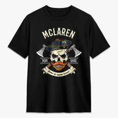 McLaren Modern Tartan Crest 2D T-shirt - Alba Skull Style