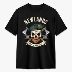 Newlands Tartan Crest 2D T-shirt - Alba Skull Style