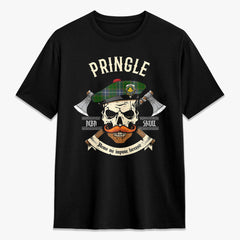 Pringle Tartan Crest 2D T-shirt - Alba Skull Style