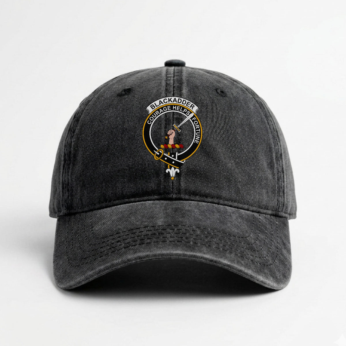 Blackadder Crest Washed Classic Cap