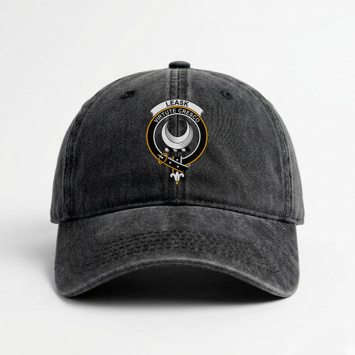 Leask Crest Washed Classic Cap