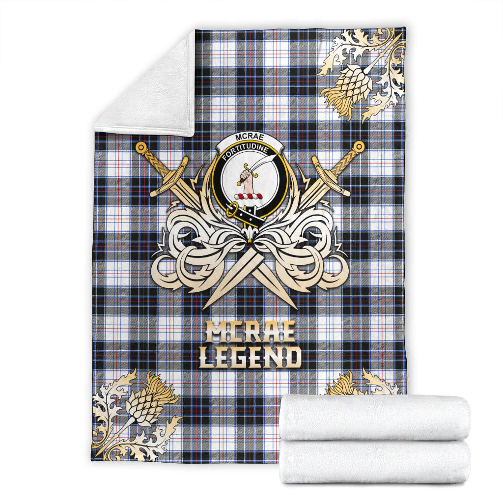 McRae Dress Modern Tartan Gold Courage Symbol Blanket