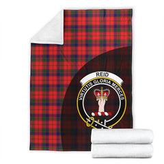 Reid Modern Tartan Crest Blanket Wave Style