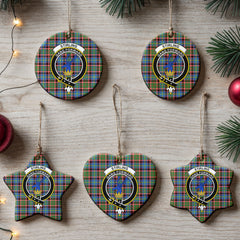 Stirling (of Cadder-Present Chief) Tartan Crest Christmas Ceramic Ornament