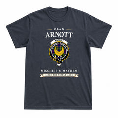 Arnott Tartan Crest Mischief and Mayhem T-shirt