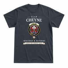 Cheyne Tartan Crest Mischief and Mayhem T-shirt