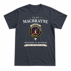 MacBrayne Tartan Crest Mischief and Mayhem T-shirt