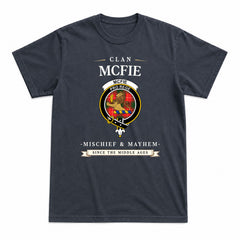 McFie Tartan Crest Mischief and Mayhem T-shirt