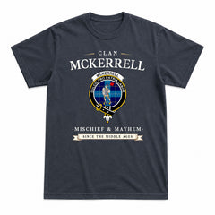 McKerrell Tartan Crest Mischief and Mayhem T-shirt
