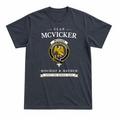 McVicker Tartan Crest Mischief and Mayhem T-shirt