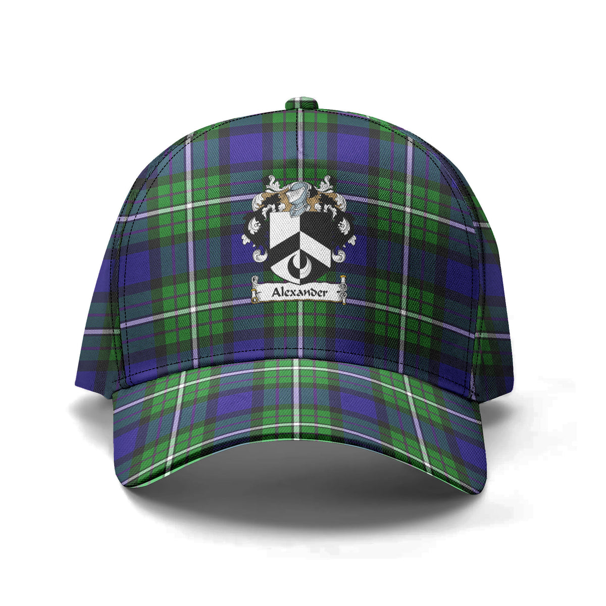 Alexander Tartan Coat of Arms Classic Cap