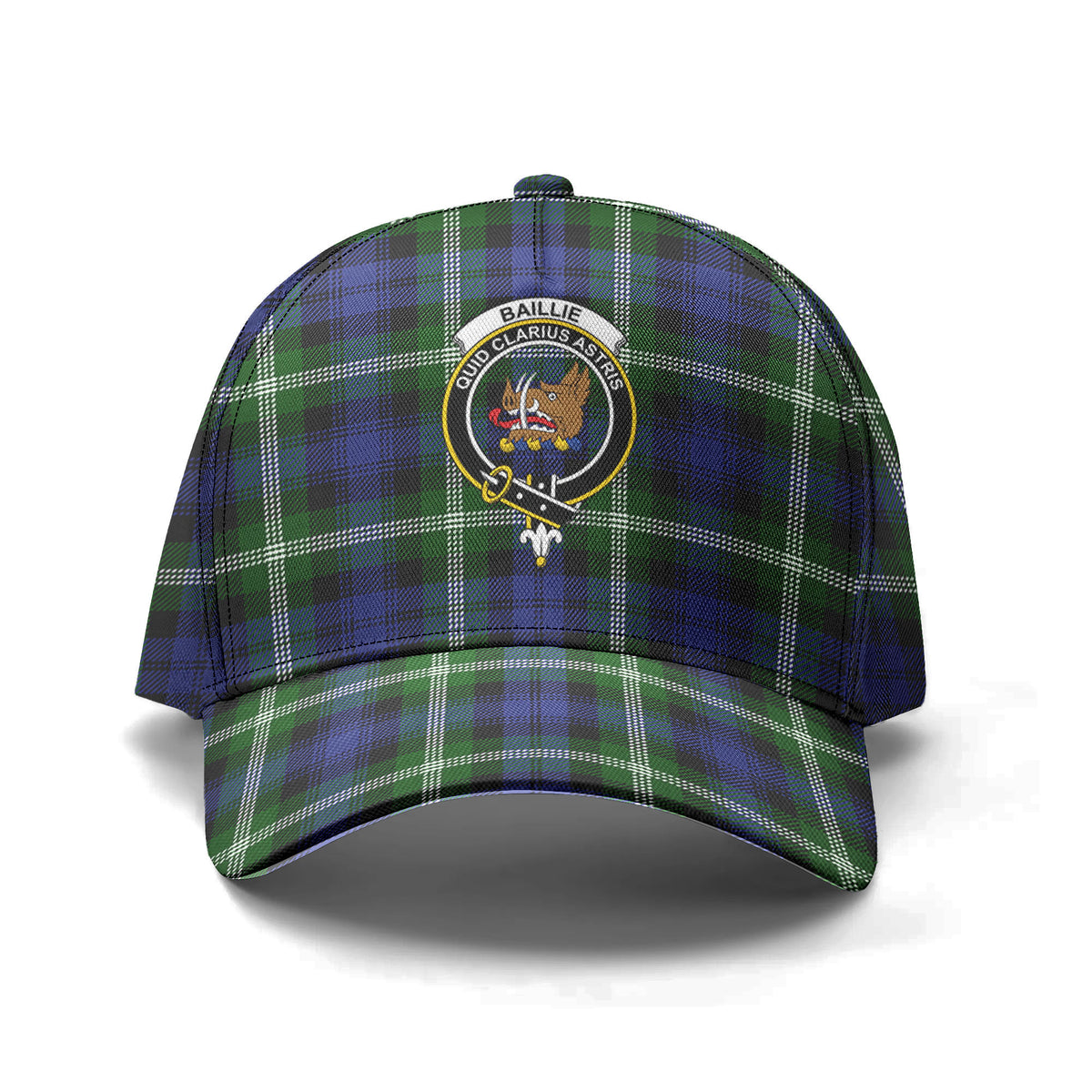 Baillie Modern Tartan Crest Classic Cap