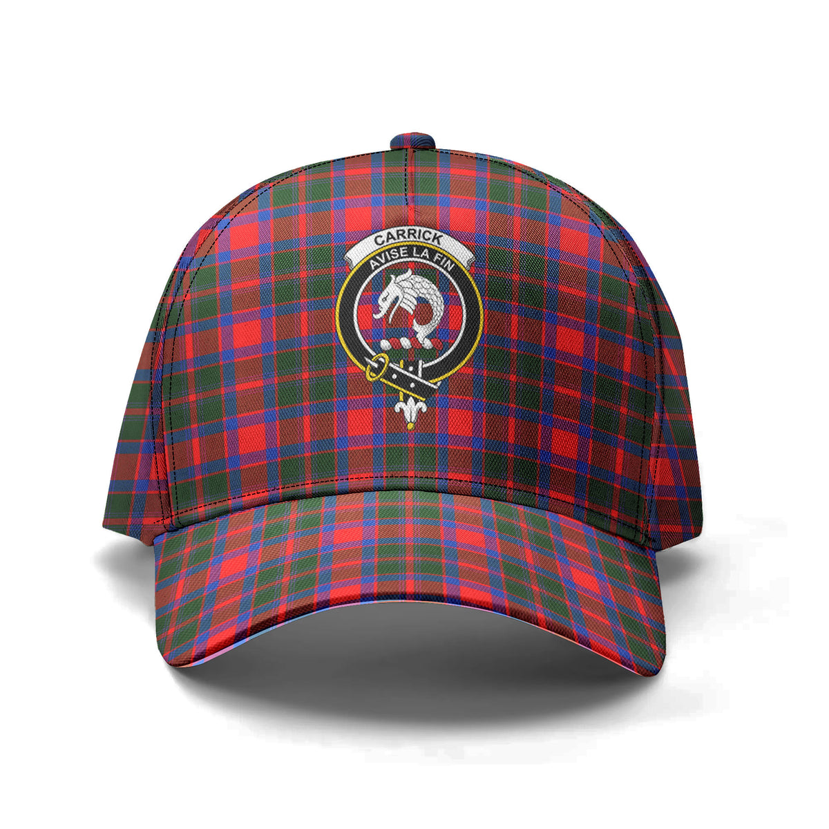 Carrick District Tartan Crest Classic Cap