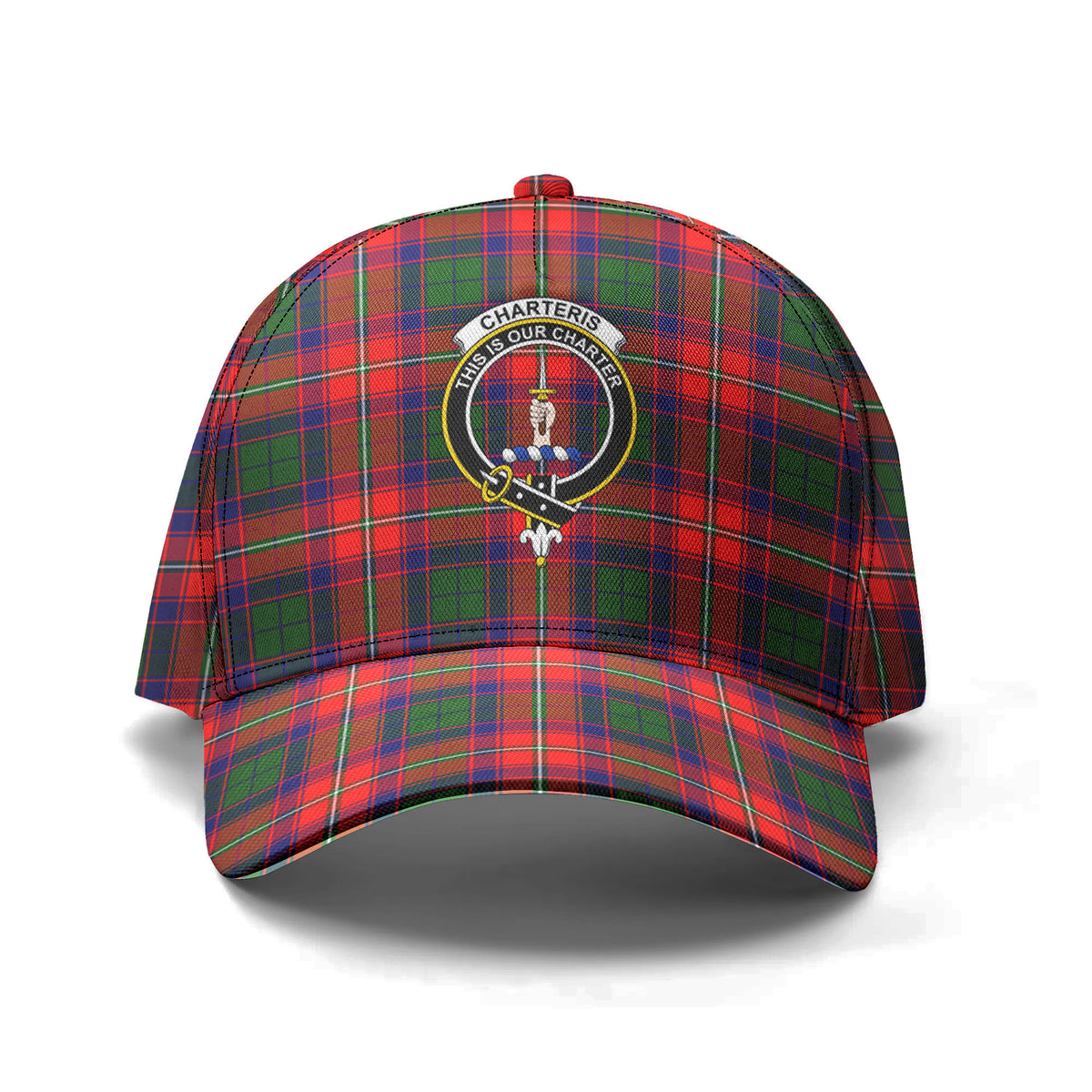 Charteris (Earl of Wemyss) Tartan Crest Classic Cap