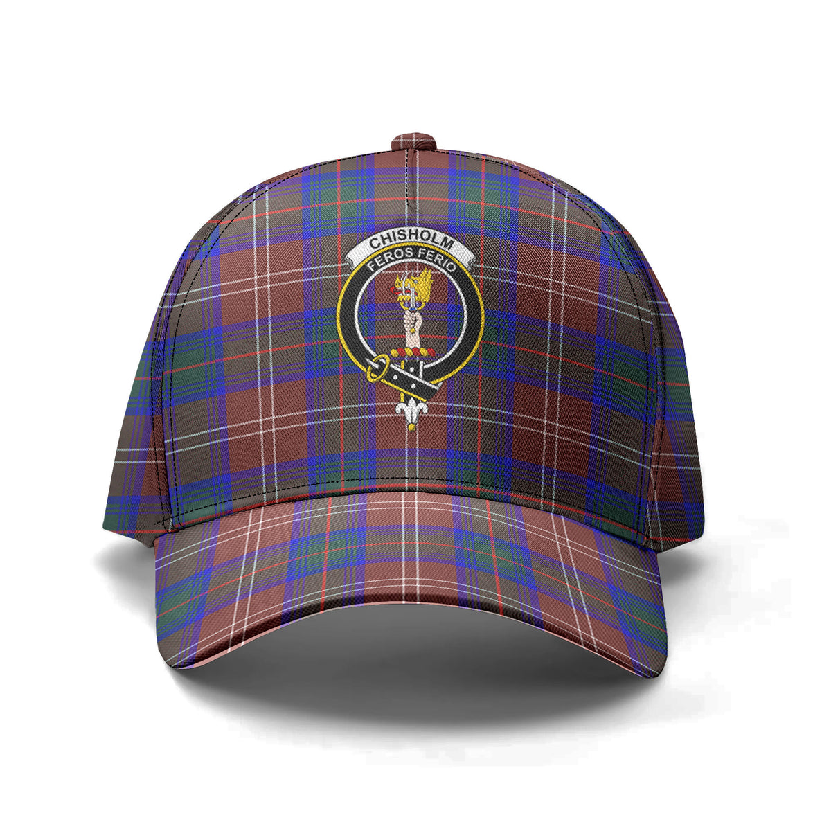 Chisholm Hunting Modern Tartan Crest Classic Cap