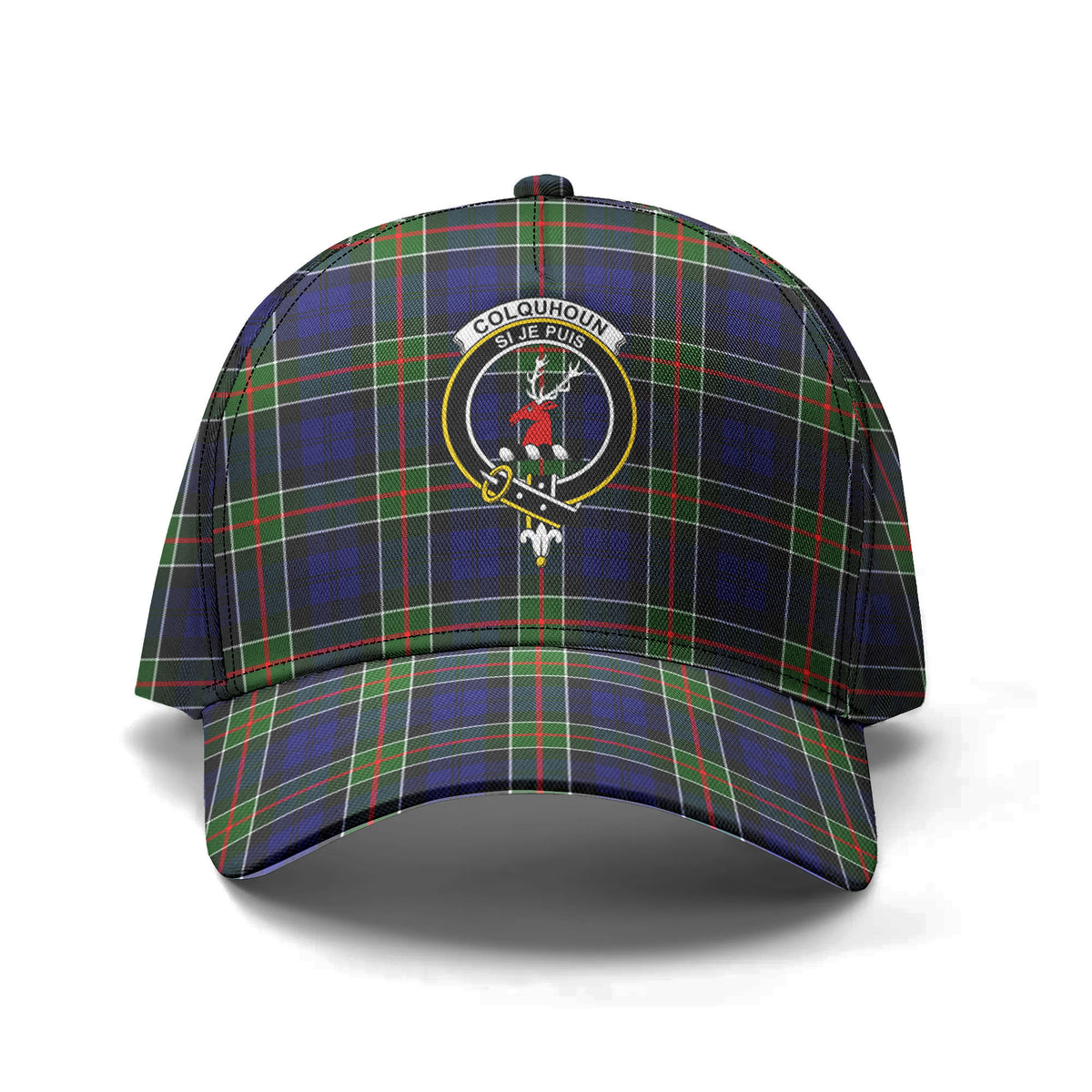 Colquhoun Modern Tartan Crest Classic Cap