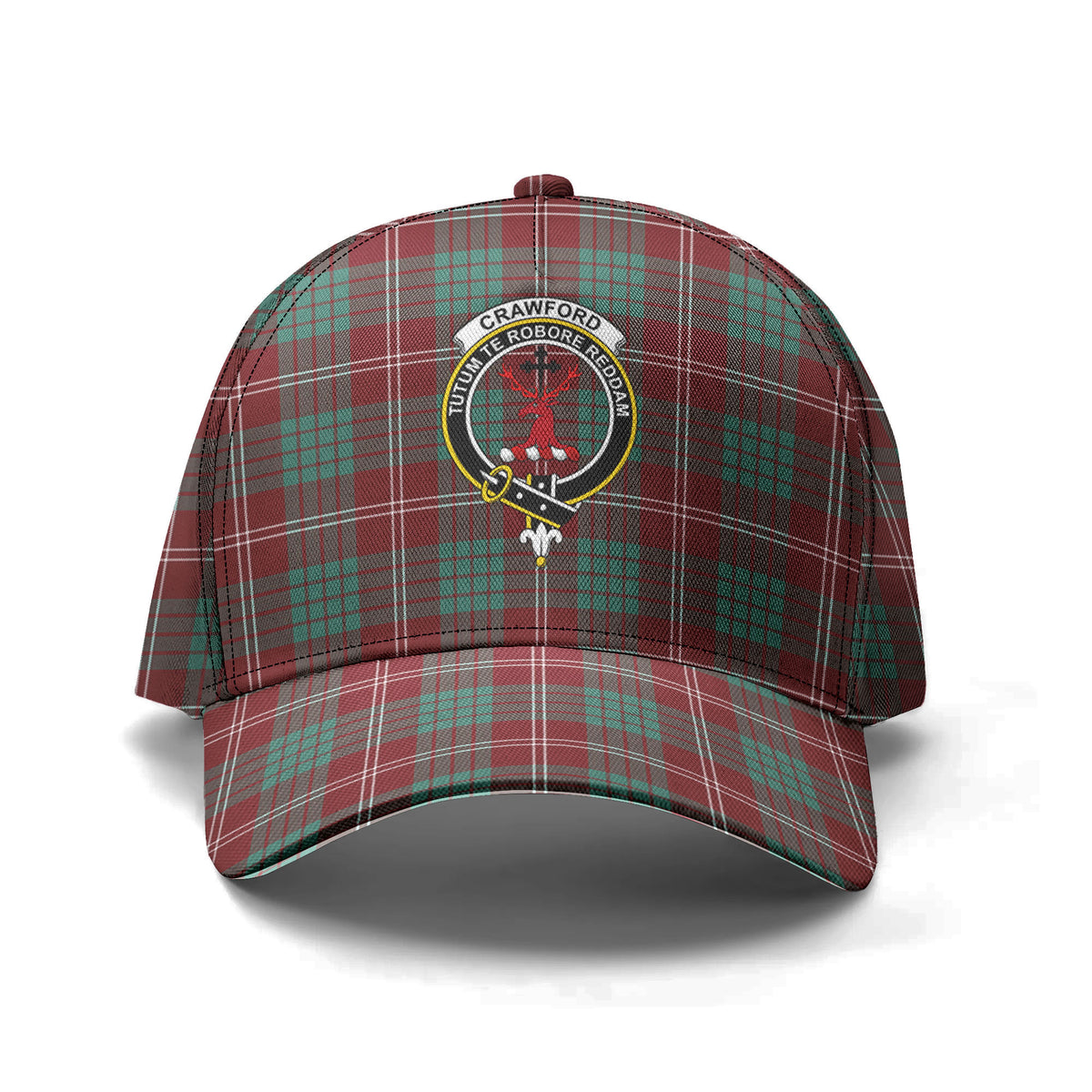 Crawford Modern Tartan Crest Classic Cap