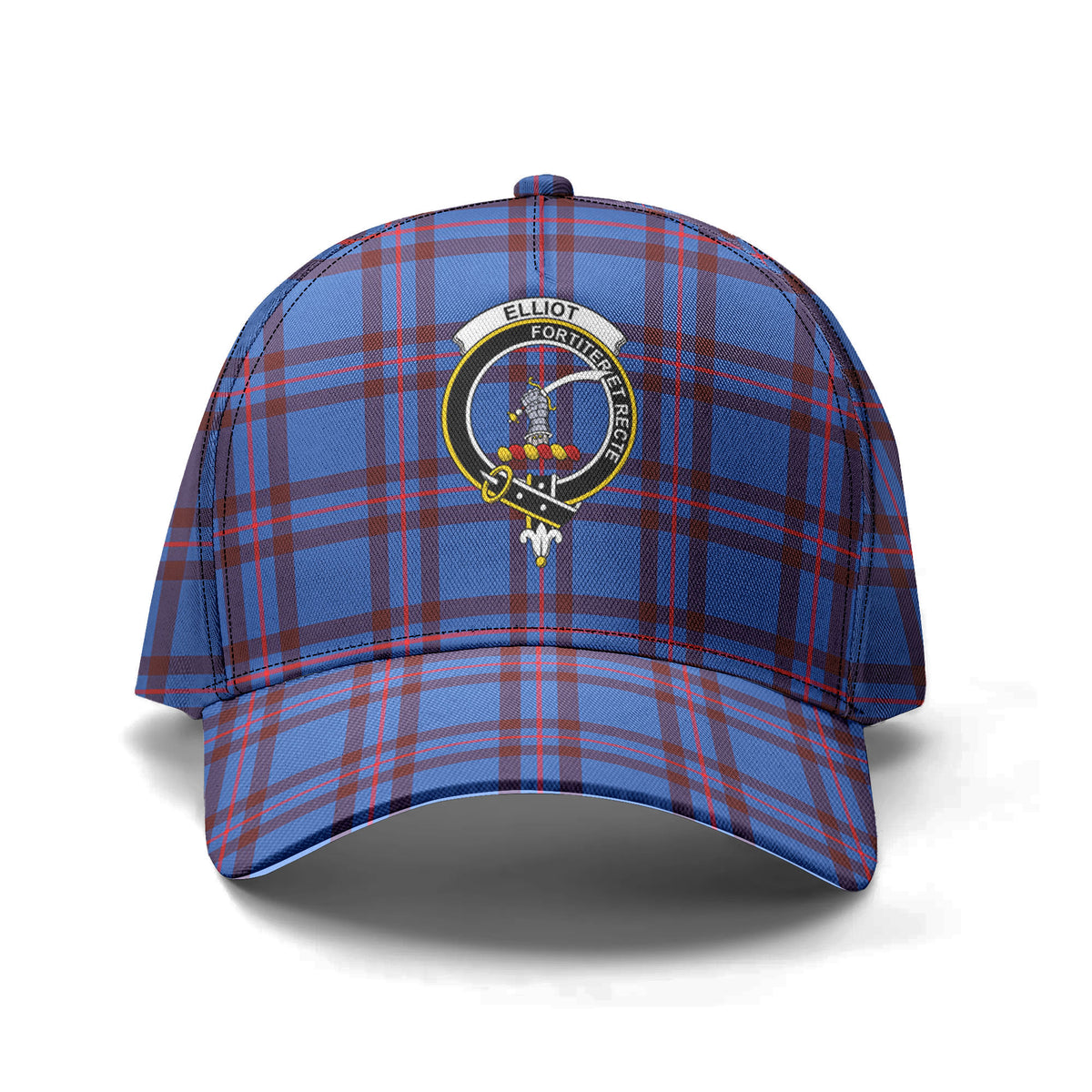 Elliot Modern Tartan Crest Classic Cap