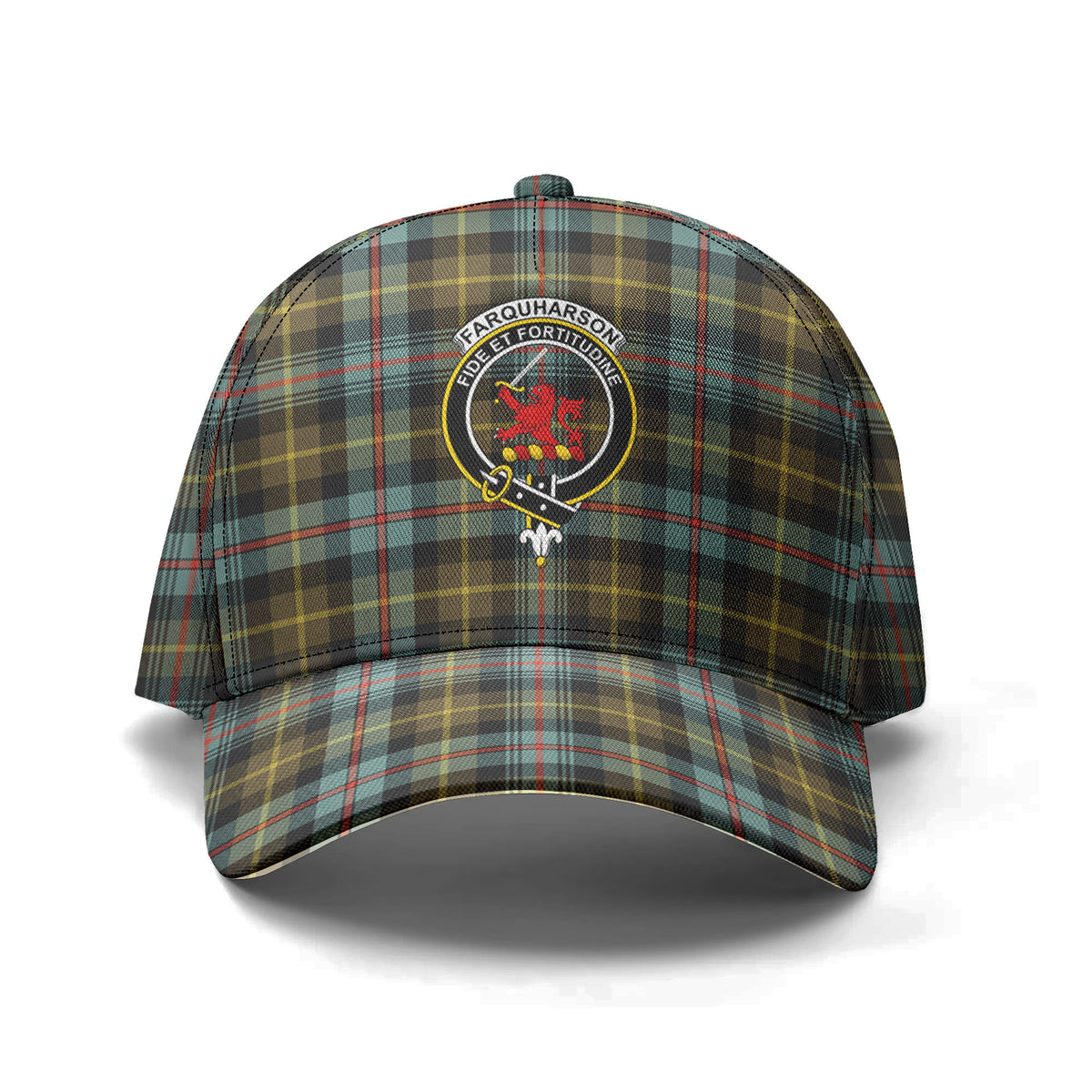 Farquharson Weathered Tartan Crest Classic Cap