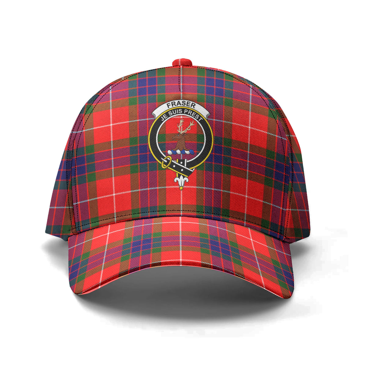 Fraser (of Lovat) Modern Tartan Crest Classic Cap