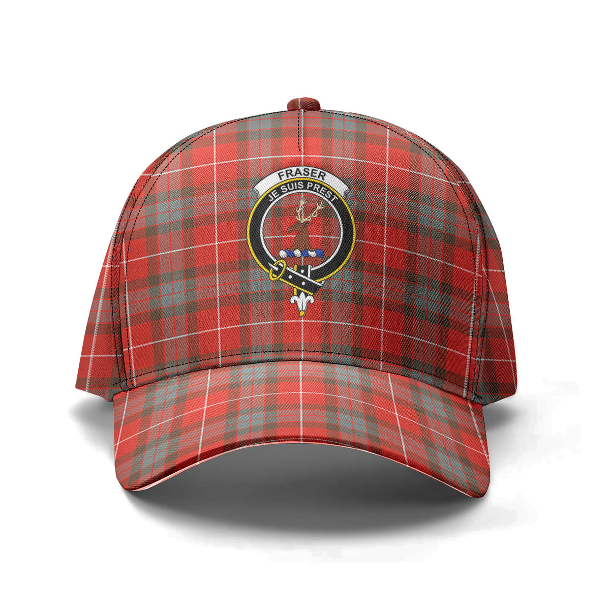 Fraser (of Lovat) Weathered Tartan Crest Classic Cap