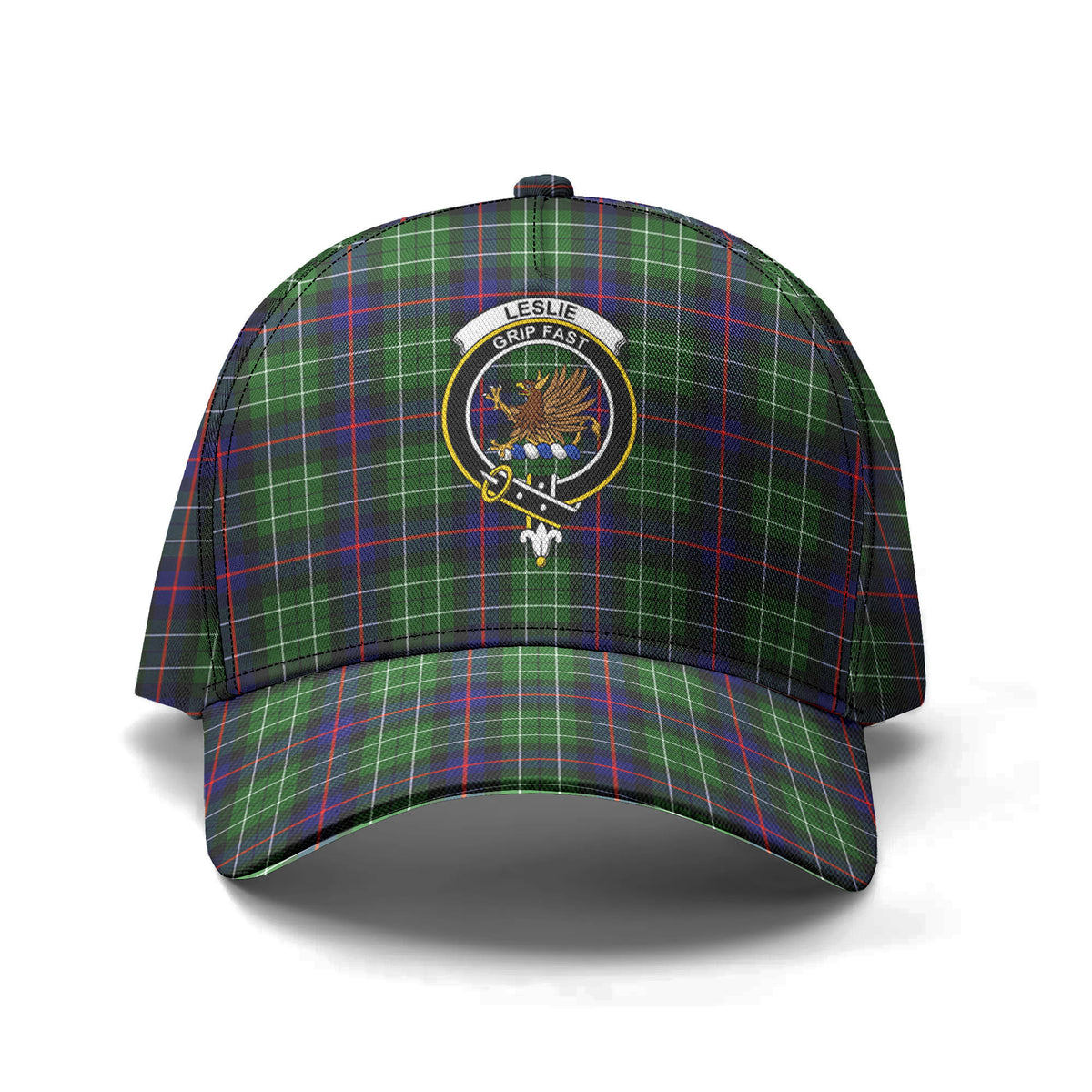 Leslie Hunting Tartan Crest Classic Cap