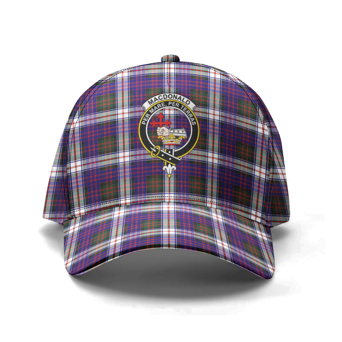 MacDonald Dress Modern Tartan Crest Classic Cap