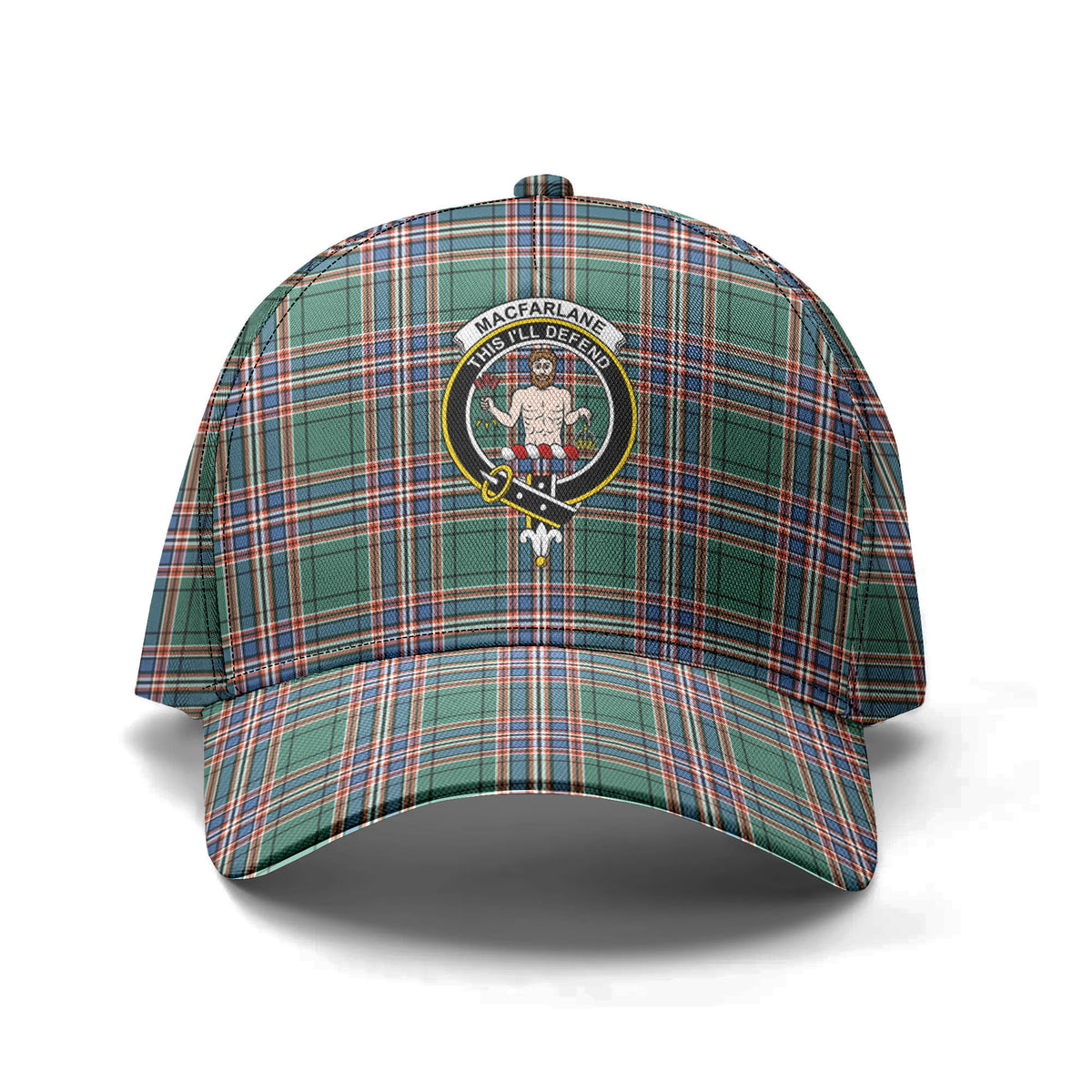 MacFarlane Hunting Ancient Tartan Crest Classic Cap