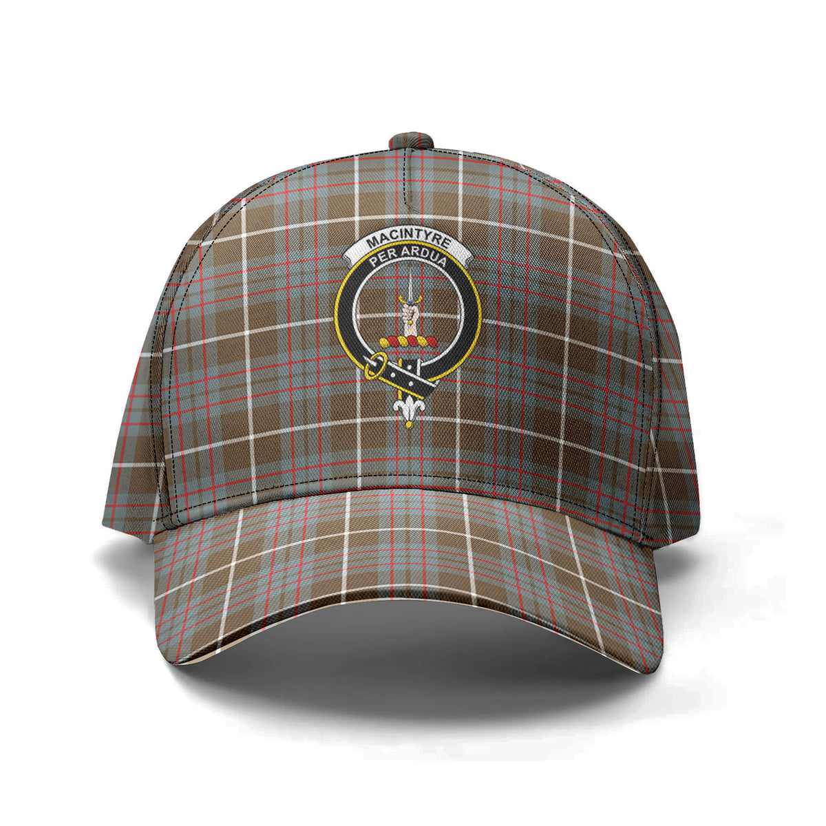 MacIntyre Hunting Weathered Tartan Crest Classic Cap