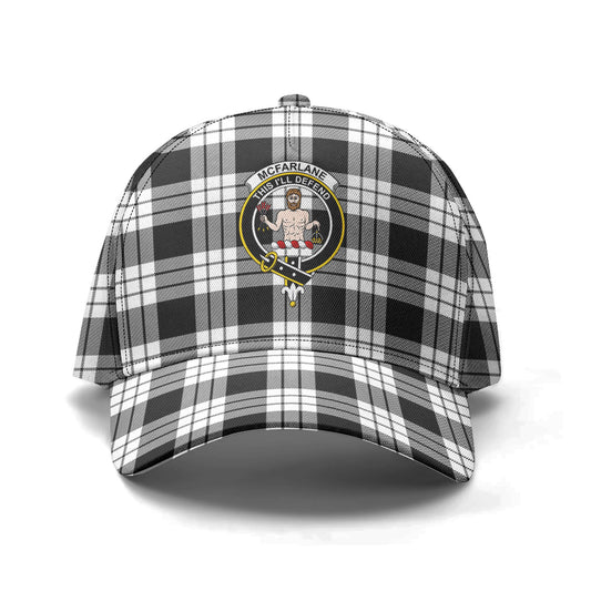 McFarlane Black _ White Tartan Crest Classic Cap 2000