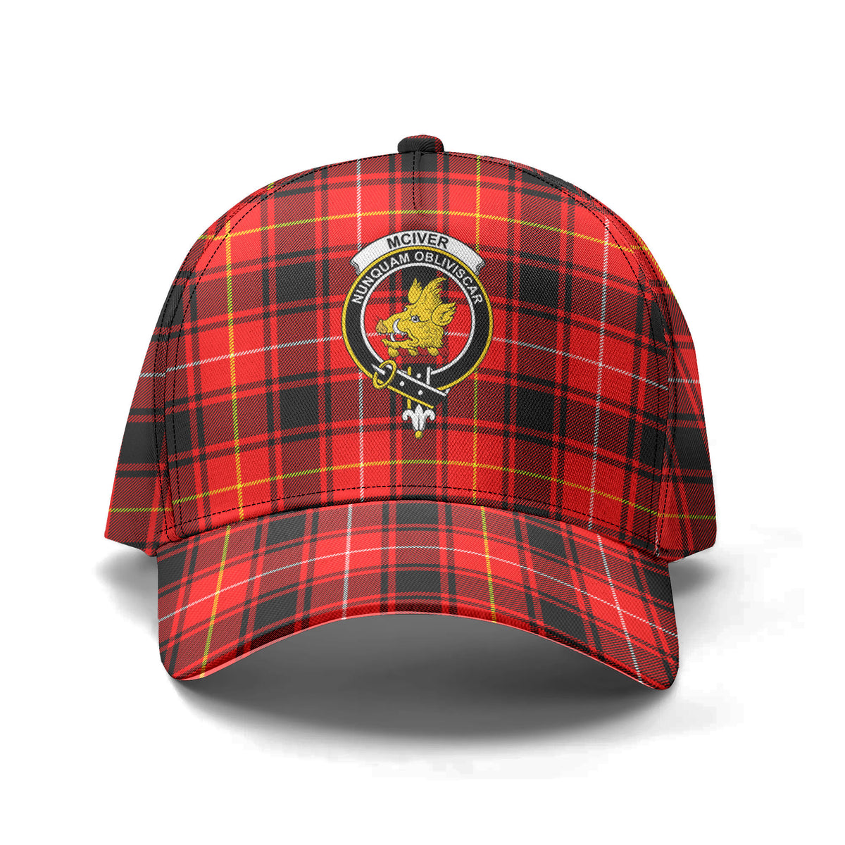 McIver Modern Tartan Crest Classic Cap